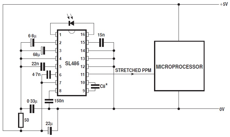 SL486NAMP and SL486DP Circuit
                        Diagram