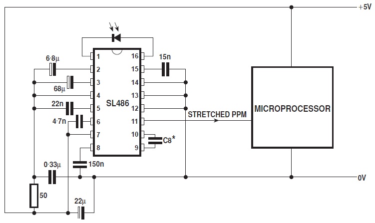 SL486NAMP and SL486DP Circuit
                        Diagram